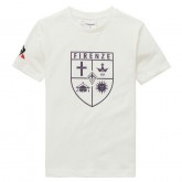 T-shirt Fiorentina Fanwear Enfant Garçon Blanc Remise Paris en ligne